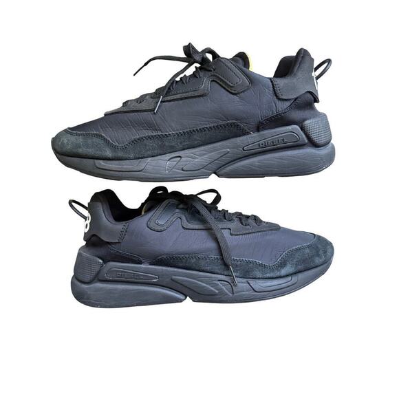 Diesel Men’s S-Serendipity Black Sneakers size 12 main image 4